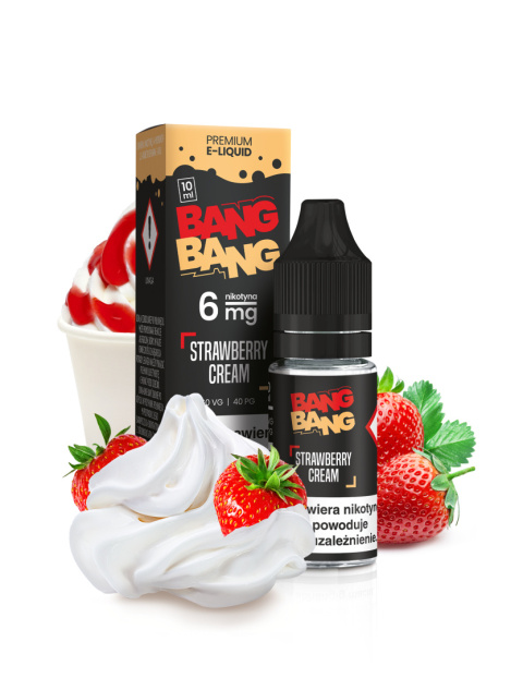 Liquid BANG BANG 10ml - Strawberry Cream 6mg