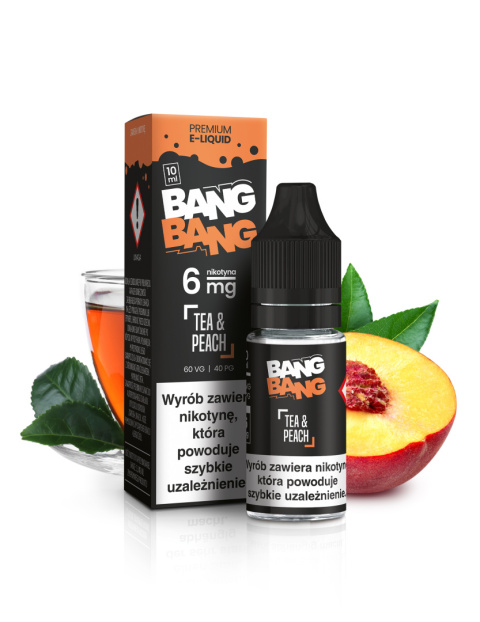 Liquid BANG BANG 10ml - Tea & Peach 6mg