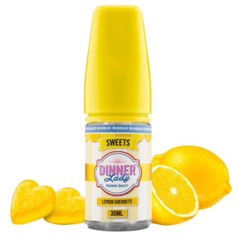 Longfill Dinner Lady 7/30ml Lemon Sherbets ice