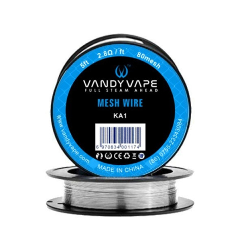 KA1 Mesh wire 80mesh 5ft (2.8Ω/ft) - Vandy Vape 