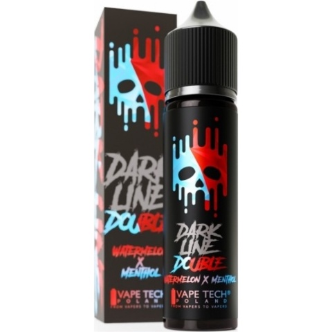 Longfill DARK LINE Double 8/60ml - Watermelon & Menthol 