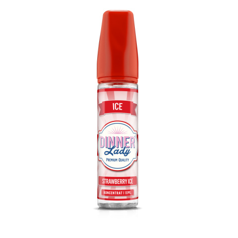 Longfill Dinner Lady 10ml/60ml - Strawberry ice