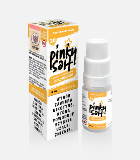 Liquid Pinky Vape Salt - 10ml Brzoskwinia 20mg | E-LIQ