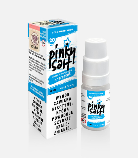 Liquid Pinky Vape Salt - 10ml Energetyk 20mg | E-LIQ