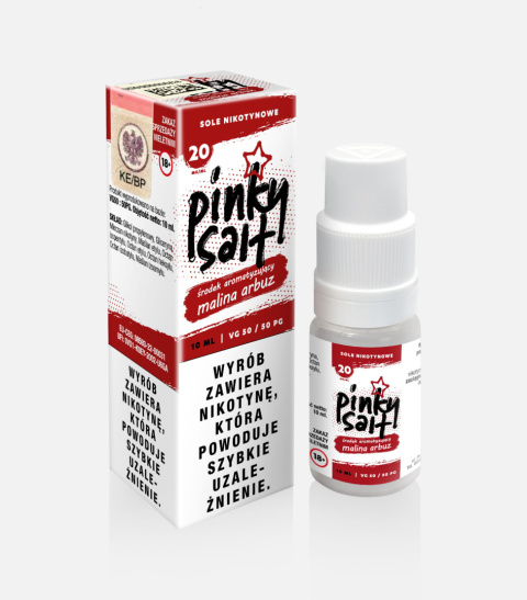 Liquid Pinky Vape Salt - 10ml Malina Arbuz 20mg | E-LIQ