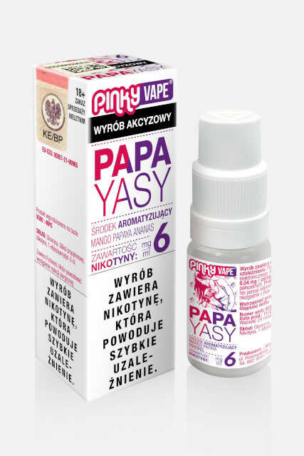 Liquid Pinky Vape - Papayasy 6mg 10ml