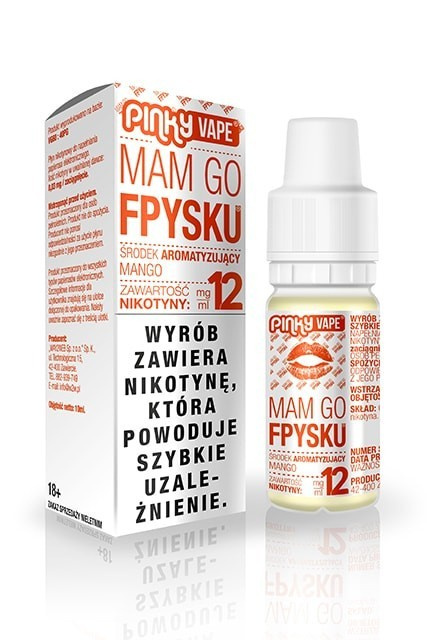 Liquid Pinky Vape - Mam Go Fpysku 12mg 10ml