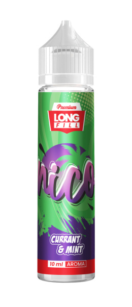 Longfill Nico 10/60ml - CURRANT & MINT 