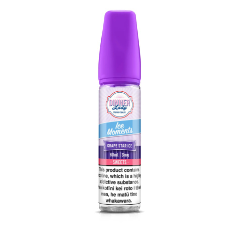 Longfill Dinner Lady 18ml/60ml - Grape Star Ice | E-LIQ