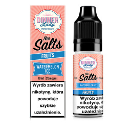 Liquid Dinner Lady Salt 20mg - Watermelon Ice 