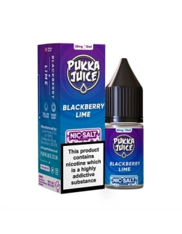 Liquid Pukka Juice 10ml - Blackberry Lime 20mg salt 