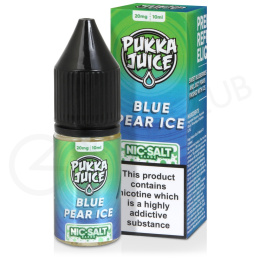 Liquid Pukka Juice 10ml - Blue Pear Ice 20mg salt 