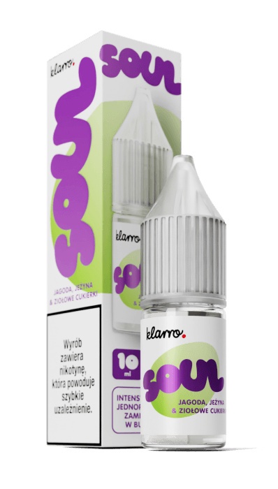 Liquid Klarro Soul 10ml 20mg Salt - Jagoda, Jeżyna, Cukierki Ziołowe