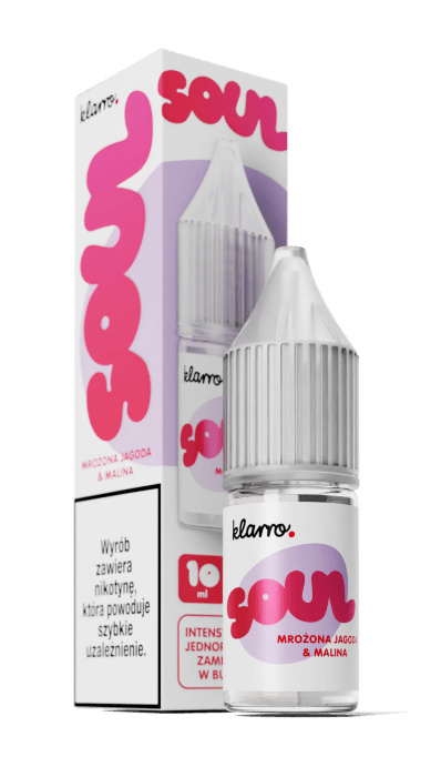 Liquid Klarro Soul 10ml 20mg Salt - Mrożona Jagoda, Malina