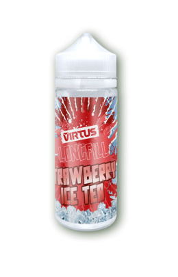 Longfill Virtus 6/120 ml - Strawberry Ice Tea