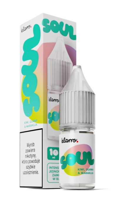 Liquid Klarro Soul 10ml 20mg salt - Kiwi, Guawa, Marakuja