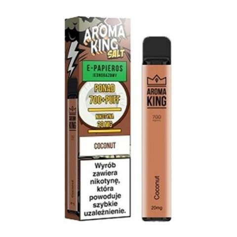 Aroma King Hookah 700+ 0mg - Coconut | E-LIQ