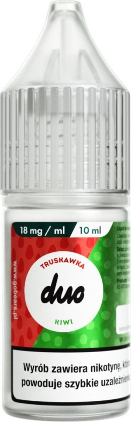 Liquid Duo Nicotine 10ml - Truskawka Kiwi 18mg | E-LIQ