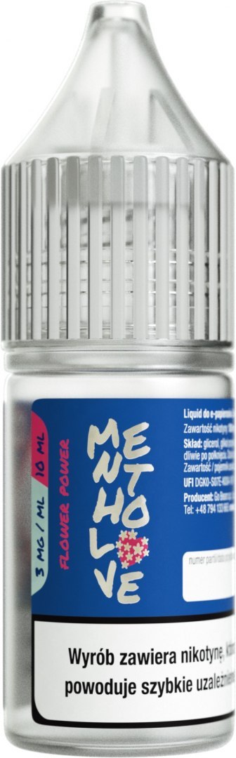 Liquid Mentholove Nicotine - Flower Power 3mg