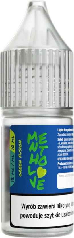 Liquid Mentholove Nicotine Green Fusion - 12mg 