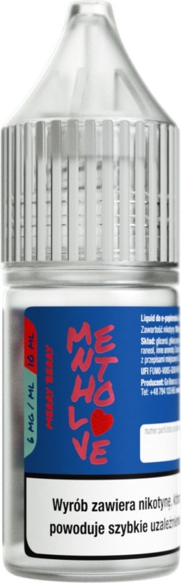 Liquid Mentholove Nicotine Merry Berry - 6mg 