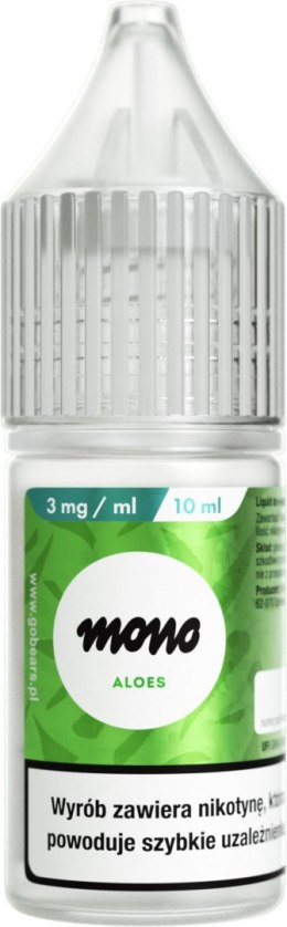 Liquid MONO nicotine - Aloes 3mg 