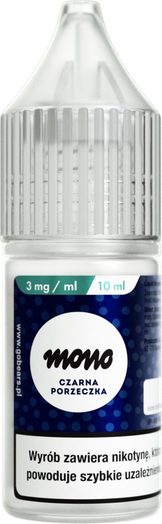 Liquid MONO nicotine - Czarna Porzeczka 3mg 