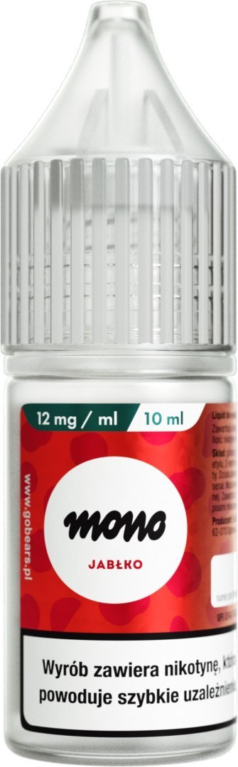 Liquid MONO nicotine - Jabłko- 12mg 