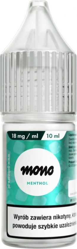 Liquid MONO nicotine - Menthol - 18mg 