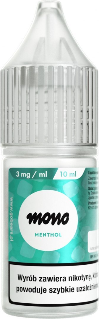 Liquid MONO nicotine 10ml - Menthol - 3mg | E-LIQ