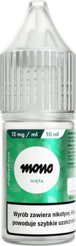 Liquid MONO nicotine - Mięta - 12mg 