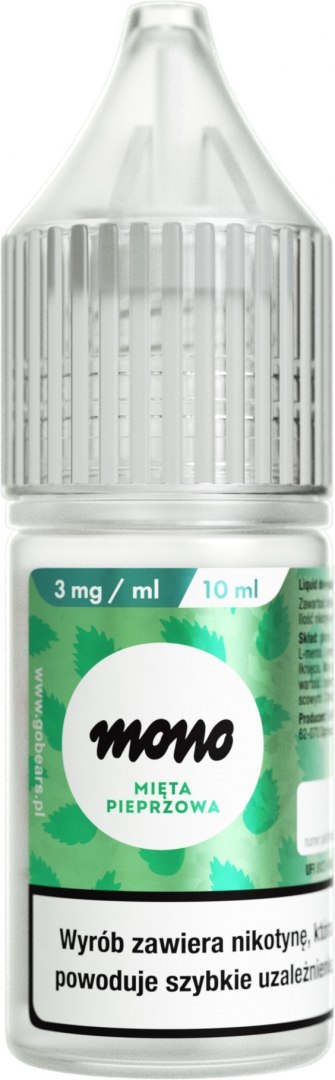 Liquid MONO nicotine - Mięta Pieprzowa 3mg