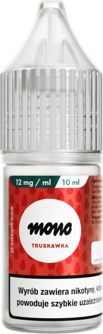 Liquid MONO nicotine - Truskawka 12mg 