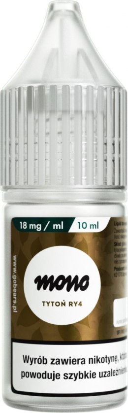 Liquid MONO nicotine - Tytoń 18mg 