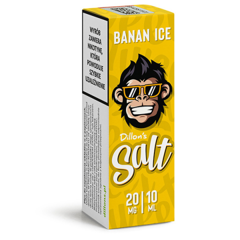 Liquid Dillon's Salt 10ml - Banan Ice 20mg  | E-LIQ