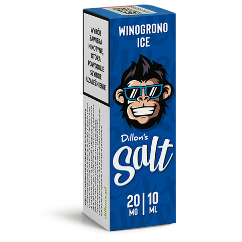 Liquid Dillon's Salt 10ml - Grape Ice 20mg