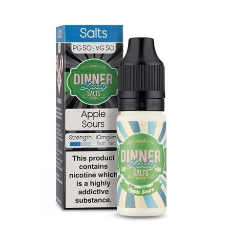 Liquid Dinner Lady Salt 20mg - Apple Sours | E-LIQ