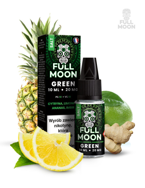 Liquid Full Moon Salt - GREEN - 20 mg 10 ml | E-LIQ