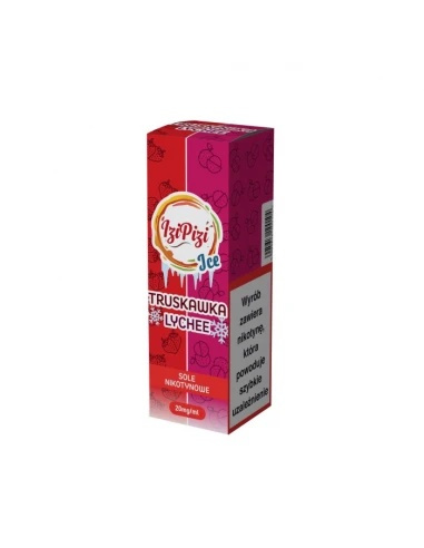 Liquid Izi Pizi Salt Truskawka Lychee Ice 20 mg 10 ml | E-LIQ