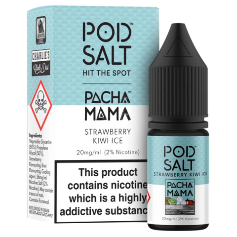 Liquid Pod Salt Fusion - Strawberry Kiwi Ice - 10ml - 20mg | E-LIQ