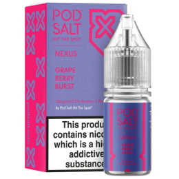 Liquid Pod Salt Nexus - Grape Berry Burst - 10ml - 20mg 