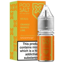 Liquid Pod Salt Nexus - Orange Mango Lime - 10ml - 20mg 