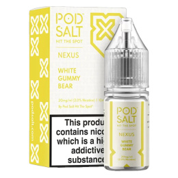 Liquid Pod Salt Nexus - White Gummy Bear - 10ml - 20mg 