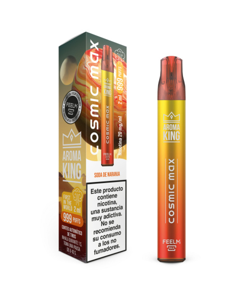 Aroma King Cosmic Max - Pink Orange Fizz - 999+ puffs 20mg | E-LIQ