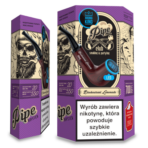 Aroma King Pipe Ray 700+ 20mg Salt - Blackurrant Lemoniade | E-LIQ