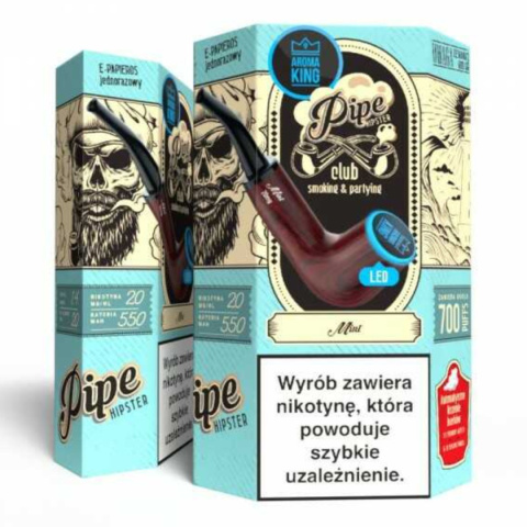 Aroma King Pipe Ray 700+ 20mg Salt - Mint | E-LIQ