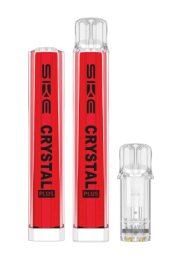 Crystal Plus Kit Red + Cherry Ice | E-LIQ