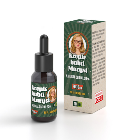 Krople Babci Marysi Oil CBD 20% | E-LIQ