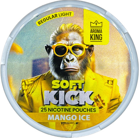 Woreczki Nikotynowe Aroma King Soft Kick - Mango Ice 10mg | E-LIQ