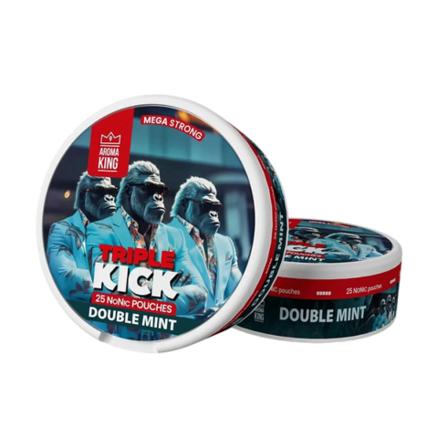 Woreczki Nikotynowe Aroma King Triple Kick - Double Mint 20mg NoNic | E-liq